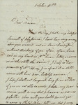 J. Gordon to Susan Kean, October 8, 1797 by J. Gordon