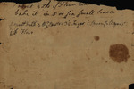 Partial Recipe, circa 1700s