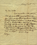 Peter Kean to Susan Ursin Niemcewicz, August 20, 1809 by Peter Philip James Kean