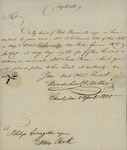 Vanderhorst & Miller to Philip Livingston, April 8, 1800