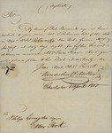 Vanderhorst & Miller to Philip Livingston, April 8, 1800 by Vanderhorst & Miller