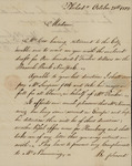 Gustavus Risberg to Susan U. Niemcewicz, October 28, 1802 by Gustavus Risberg