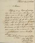 Gustavus Risberg to Susan Kean, March 28, 1800