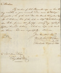 Vanderhorst & Miller to Susan Kean, April 8, 1800