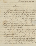 Gustavus Risberg to Susan Kean, April 20, 1800