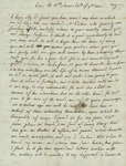 Beaumanoir de la Forest to Susan Kean, July 15, 1800