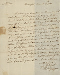 Thomas Grayson to Susan Niemcewicz, March 7, 1801