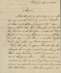 Gustavus Risberg to Susan Niemcewicz, April 1, 1801