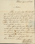 Gustavus Risberg to Susan Niemcewicz, April 15, 1801