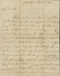 Unknown to Julian U. Niemcewicz, November 1, 1801