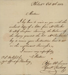Gustavus Risberg to Susan U. Niemcewicz, October 4, 1802