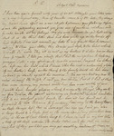 Julian Niemcewicz to Susan Niemcewicz, April 24, 1803