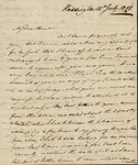 George Van Brugh Brown to Susan Niemcewicz, July 12, 1804