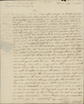 Horace Binney to Julian Niemcewicz, January 8, 1805 by Horace Binney