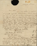 Peter Kean to Susan Niemcewicz, January 14, 1805 by Peter Philip James Kean