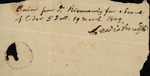 Receipt, Julian U. Niemcewicz to Lewis Mulford, March 19, 1805 by Julian Niemcewicz