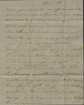 Christine Biddle to Susan Niemcewicz, April 8, 1805