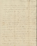 Christine Biddle to Susan Niemcewicz, August 26, 1806 by Christine Biddle