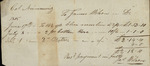 Receipt Julian Niemcewicz with James Wilson, September 1, 1805