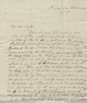 Peter Kean to Susan Niemcewicz, October 31, 1808 by Peter Philip James Kean