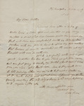 Peter Kean to Susan Niemcewicz, October 27, 1808 by Peter Philip James Kean