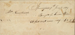 Jonas Wade with Susan Niemcewicz, January 9, 1807 by Jonas Wade and Susan U. Niemcewicz
