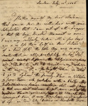 Isabella Bolingbroke to Susan Niemcewicz, July 22, 1806 by Isabella Bolingbroke