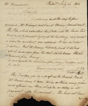 Thomas Biddle to Julian Niemcewicz, July 26, 1806 by Thomas Biddle