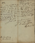 Brockholst Livingston to William Jones, January 27, 1817 by Henry Brockholst Livingston