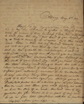 Frances Sutherland to Sarah Kean, May 8, 1814 by Frances Sutherland