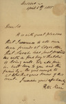 Peter Kean to John Rutherford, April 6, 1815