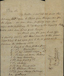 Sarah Sabina Kean to Peter Lanman on behalf of Susan Ursin Niemcewicz, March 19, 1817