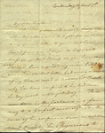 Christine Biddle to Susan Ursin Niemcewicz, April 5, 1820