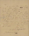 George Wood to John J. Chetwood, October 7, 1828 by George Wood