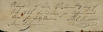 Receipt from William Judson to Mrs. Palmer, October 8, 1828 by William Judson