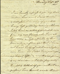 Christine Biddle to Susan Ursin Niemcewicz, February 9, 1825