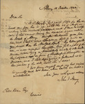 John V. Henry to Peter Kean, October 10. 1820