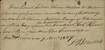 L. Bradish to Peter Kean on behalf of Lionel Collins, November 7, 1827