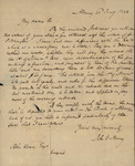 John V. Henry to Peter Kean, January 22, 1828