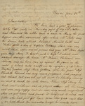 Julia Ursin Niemcewicz Kean, Sarah Louisa Jay Kean, Susan Ursin Niemcewicz, and Sarah Sabina Kean to John Kean, January 30, 1828 by Julia Ursin Niemcewicz Kean, Sarah Louisa Jay Kean, Susan Ursin Niemcewicz, and Sarah Sabina Kean