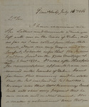 Beverley Robinson to Peter Kean, July 16, 1828