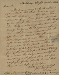 Theodore Sedgwick to Peter Stuyvesant, September 30, 1828 by Theodore Sedgwick