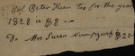 Receipt for Annual Taxes, November, 1828