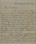 Beverley Robinson to Sarah Sabina Kean, January 29, 1829