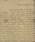 Sarah Sabina Kean to John Rutherfurd, July 21, 1829