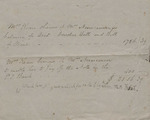 Note of Sarah S. Kean with Susan Niemcewicz, circa 1820s by Sarah Sabina Kean and Susan U. Niemcewicz