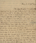 Sarah Sabina Morris Kean and Julia Ursin Niemcewicz Kean to John Kean, January 29, 1829 by Sarah Sabina Morris Kean and Julia Ursin Niemcewicz Kean