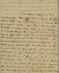 Sarah Sabina Baker to John Kean, 1832 or 1833