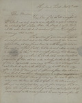 Adolphus Eugene Watson to Sarah Sabina Kean, November 5, 1830