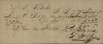 T & W Parsons to Sarah Baker, January 20, 1831 by T & W Parsons